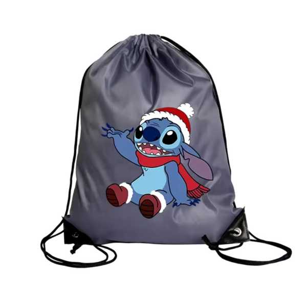 Sac cordon de Noel Stitch