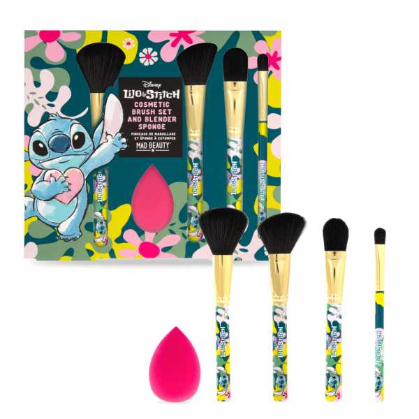 Disney - Kit de pinceaux maquillage Lilo & Stitch - Pinceaux - Mad beauty - Pinceaux  maquillage - Makeup - Stitch - Lilo & stitch